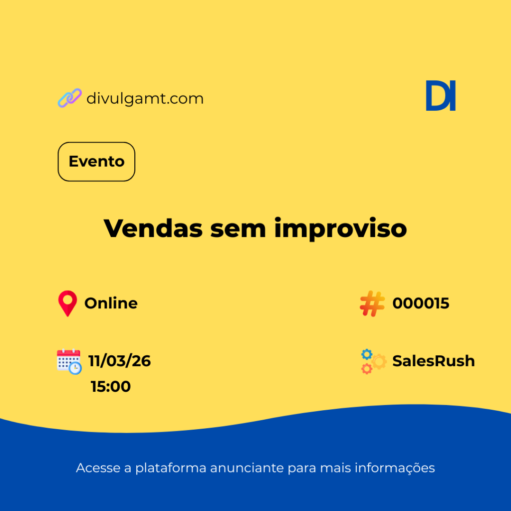Workshop Online: Vendas sem Improviso com a SalesRush [000015]